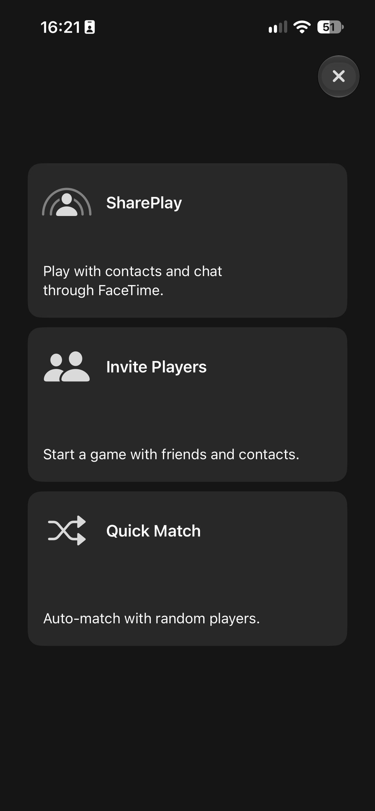 Glitch Flush settings with table skins and music options