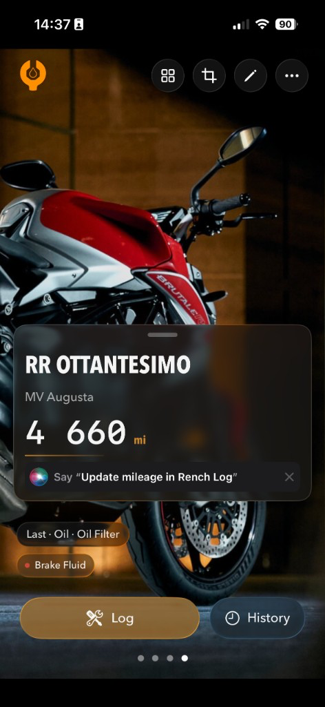 RenchLog App Screenshot